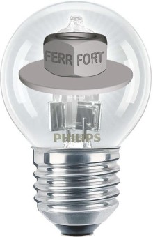 BULB LAMP BALL CLEAR PHILIPS 18W-28W-42W E27 230V