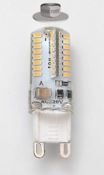 LED BULB LAMP 3W G9 3000K 230V