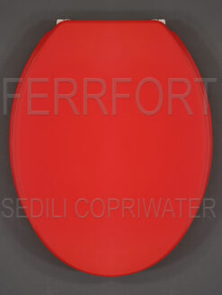 TOILET SEAT UNIVERSAL RED