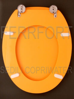 TOILET SEAT UNIVERSAL YELLOW