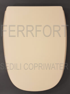 TOILET SEAT SQUARE POZZI GINORI CHAMPAGNE