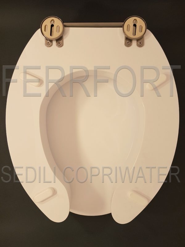 HIGHER TOILET SEAT FOR DISABLED PEOPLE MADE IN ANTIBACTERIAL DUROPLAST
