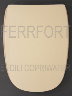 SEDILE COPRIWATER SQUARE POZZI GINORI CHAMPAGNE