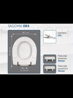 SCHEDA TECNICA SEDILE COPRIWATER ARIANNA NEW GLOBO