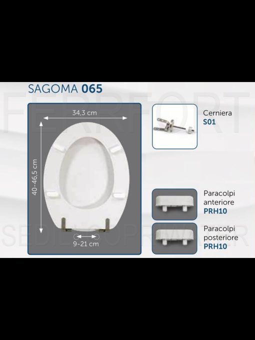 TECHNICAL DATA SHEET TOILET SEAT ELLISSE IDEAL STANDARD