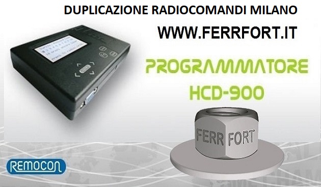 DUPLICAZIONE RADIOCOMANDI MILANO