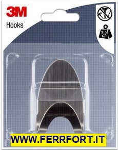 3M IHAM31 SATIN METAL ADHESIVE HOOK