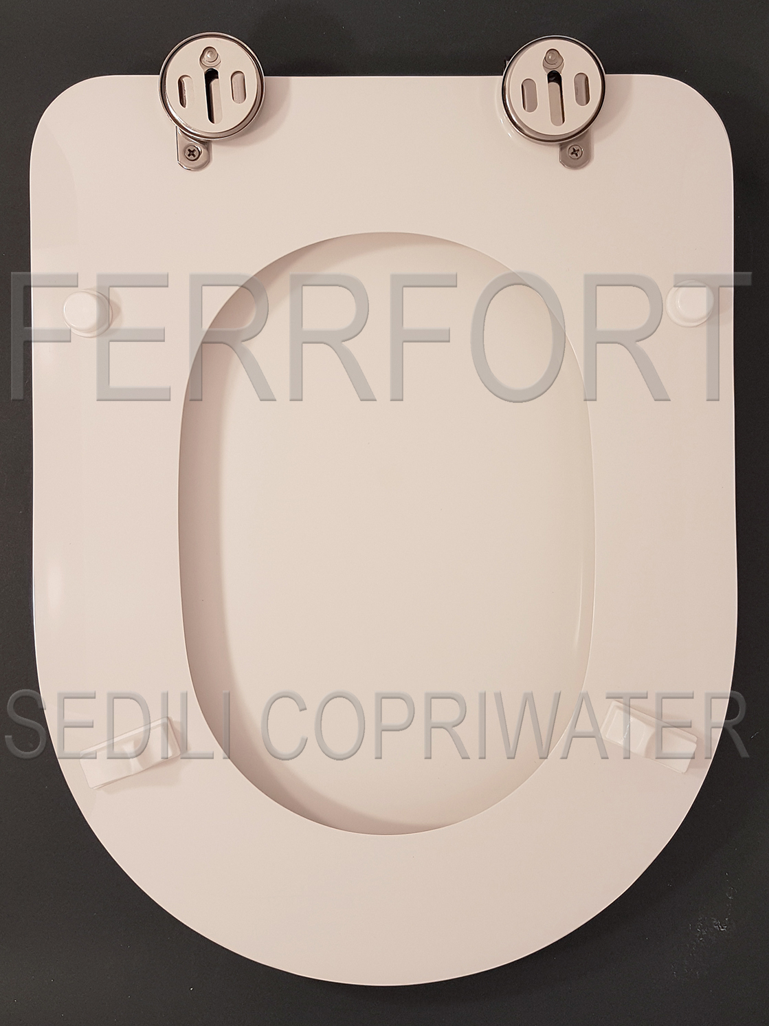 SEDILE COPRIWATER SINTESI CESAME BIANCO
