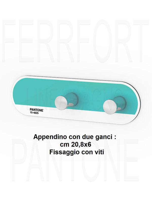 APPENDINO ACCAPPATOI PANTONE TURCHESE 15-4825