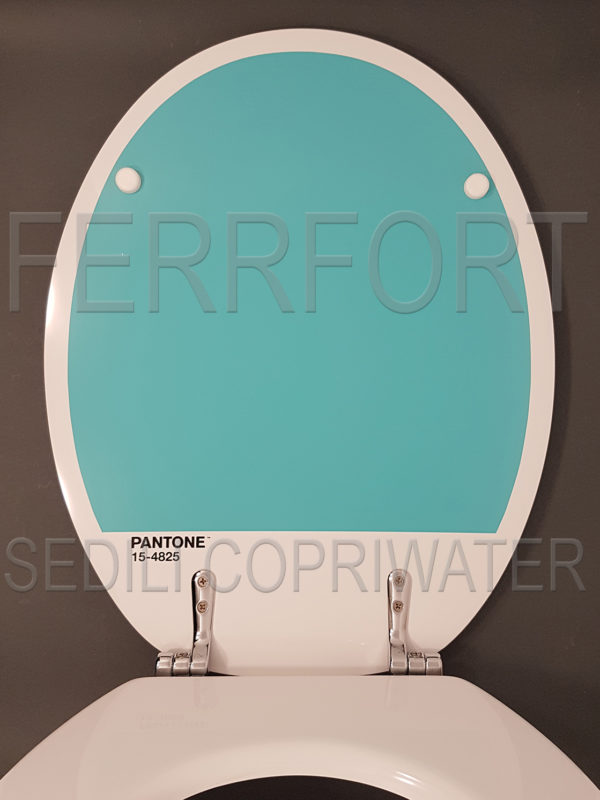 SEDILE COPRIWATER UNIVERSALE PANTONE IN TURCHESE 15-4825