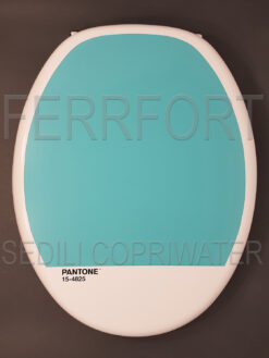 UNIVERSAL COLORED TOILET SEAT PANTONE OUT TURQUOISE 15-4825