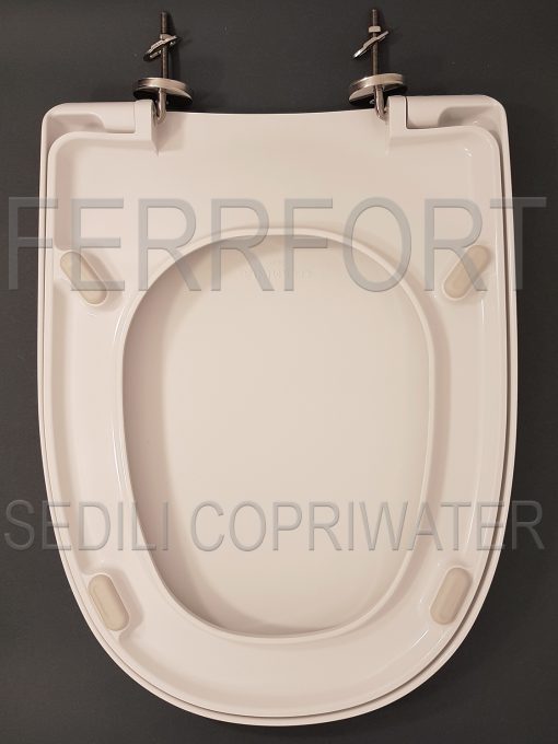 TOILET SEAT SPIN FLAMINIA WHITE