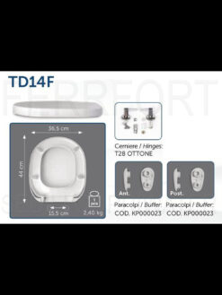 TECHNICAL DATA SHEET TOILET SEAT CONNECT IDEAL STANDARD