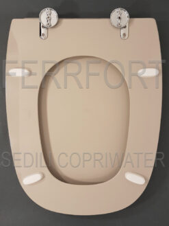 TOILET SEAT SQUARE POZZI GINORI MONDRIAN GREY