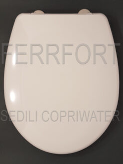 TOILET SEAT FOR DISABLED PEOPLE IN THERMOSETTING DUROPLAST TD30 WHITE