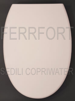 TOILET SEAT EURO DELTA WHITE