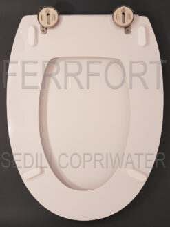 TOILET SEAT EURO DELTA WHITE