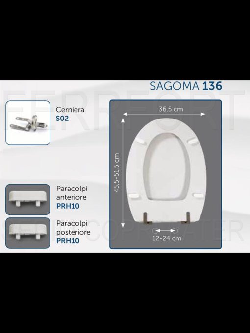 SCHEDA TECNICA SEDILE COPRIWATER LOFT MAXI HIDRA