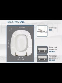 TECHNICAL DATA SHEET TOILET SEAT META POZZI GINORI