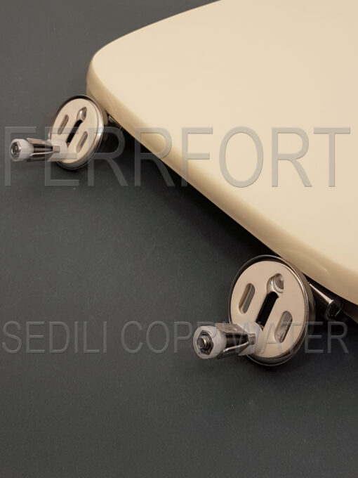 SEDILE COPRIWATER STILE POZZI GINORI CHAMPAGNE