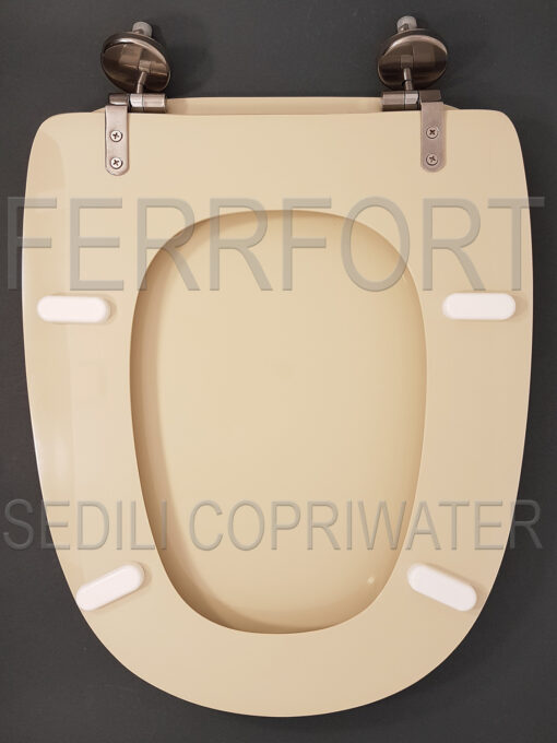 SEDILE COPRIWATER STILE POZZI GINORI CHAMPAGNE