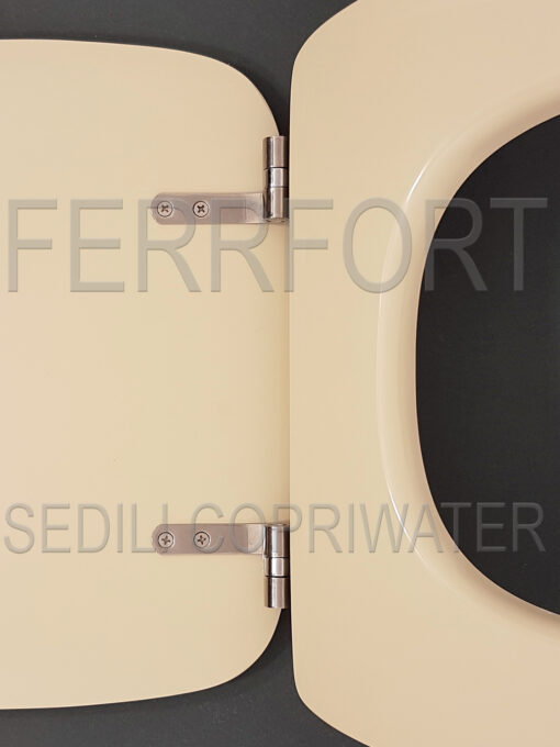 SEDILE COPRIWATER STILE POZZI GINORI CHAMPAGNE