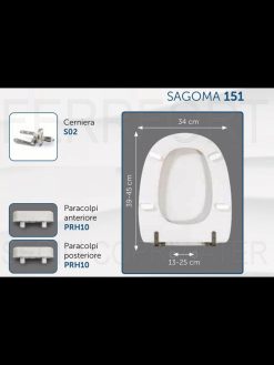 SCHEDA TECNICA SEDILE COPRIWATER STILE POZZI GINORI