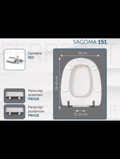 TECHNICAL DATA SHEET TOILET SEAT STILE POZZI GINORI