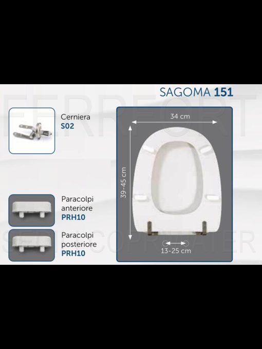 SCHEDA TECNICA SEDILE COPRIWATER STILE POZZI GINORI