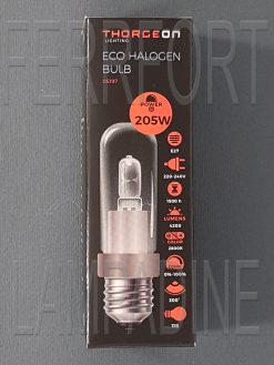 LAMPADINA ALOGENA TUBOLARE CERAMICA HALOLUX 205W E27 230V