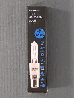 LAMPADINA ALOGENA TUBOLARE CERAMICA HALOLUX 205W B15D 230V