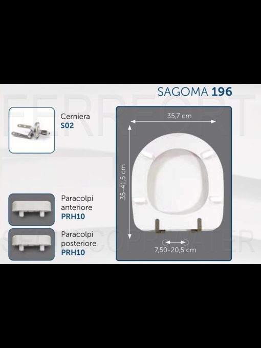 TECHNICAL DATA SHEET TOILET SEAT FCONCEPT FALERII