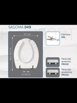 TECHNICAL DATA SHEET TOILET SEAT FOR DISABLED PEOPLE INCEA