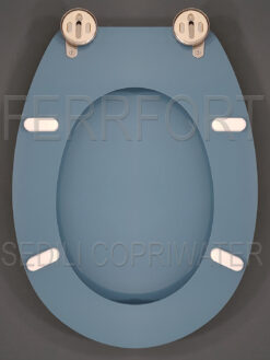 SEDILE COPRIWATER PIEMONTESINA POZZI GINORI BLU ARALDICO