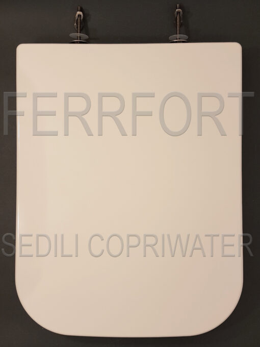 SEDILE COPRIWATER TERMOINDURENTE DUROPLAST ELISEO NERO CERAMICHE BIANCO