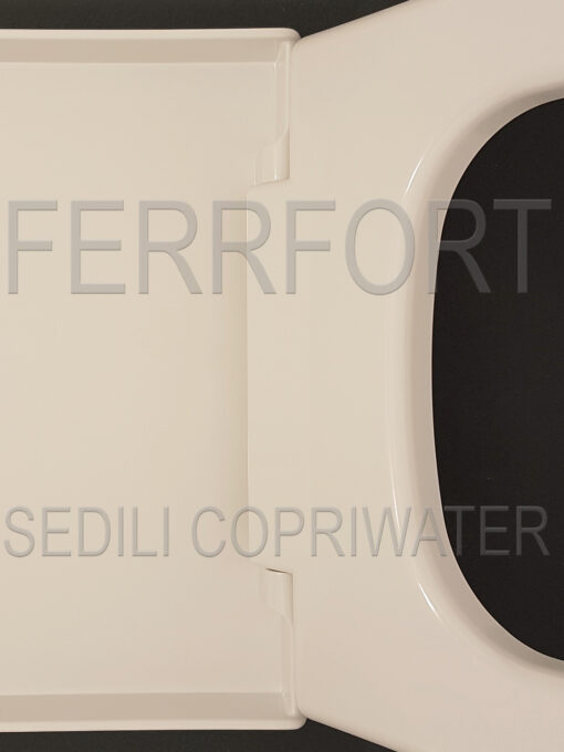 SEDILE COPRIWATER TERMOINDURENTE DUROPLAST ELISEO NERO CERAMICHE BIANCO