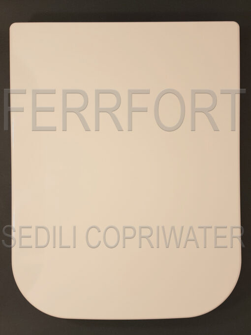 SEDILE COPRIWATER TERMOINDURENTE DUROPLAST ELISEO NERO CERAMICHE SOFT CLOSE BIANCO