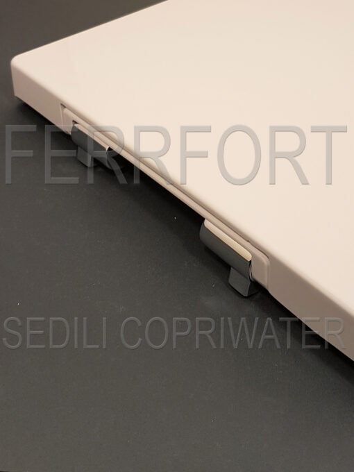 SEDILE COPRIWATER TERMOINDURENTE DUROPLAST ELISEO NERO CERAMICHE SOFT CLOSE BIANCO