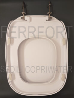 TOILET SEAT DIAL HIDRA THERMOSETTING DUROPLAST WHITE