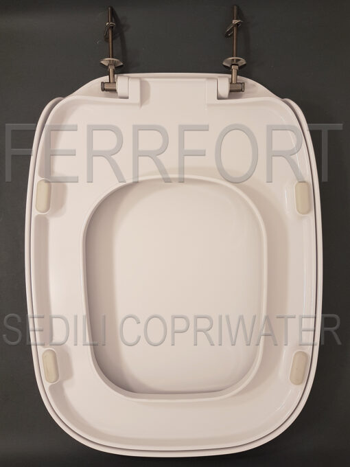 TOILET SEAT DIAL HIDRA THERMOSETTING DUROPLAST WHITE