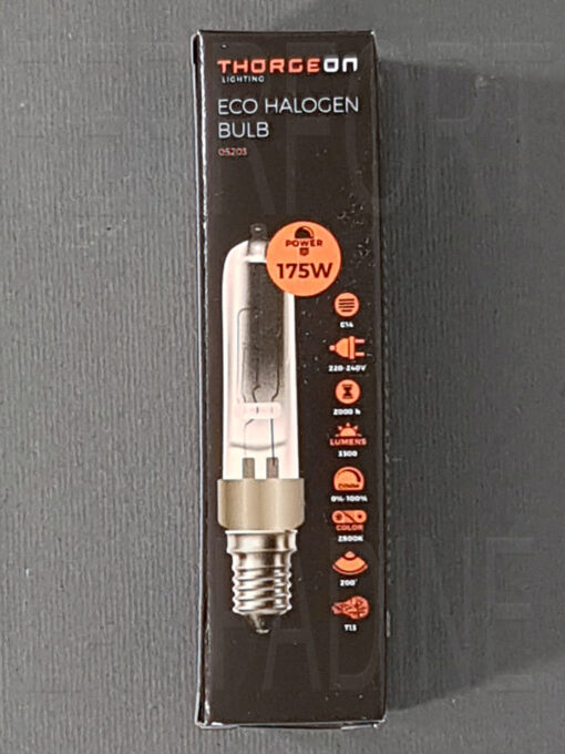 HALOGEN BULB LAMP 175W E14 230V