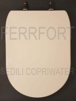 TOILET SEAT M2 55 GALASSIA SOFT CLOSE THERMOSETTING DUROPLAST WHITE