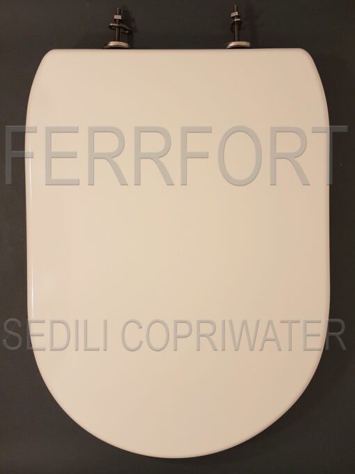 TOILET SEAT M2 55 GALASSIA SOFT CLOSE THERMOSETTING DUROPLAST WHITE