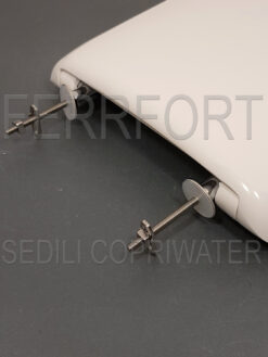 SEDILE COPRIWATER TERMOINDURENTE DUROPLAST NORMAL 52 AXA CERNIERE SOFT CLOSE BIANCO