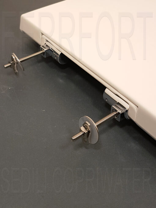 SEDILE COPRIWATER TERMOINDURENTE DUROPLAST BULL ESEDRA CERNIERE SOFT CLOSE BIANCO
