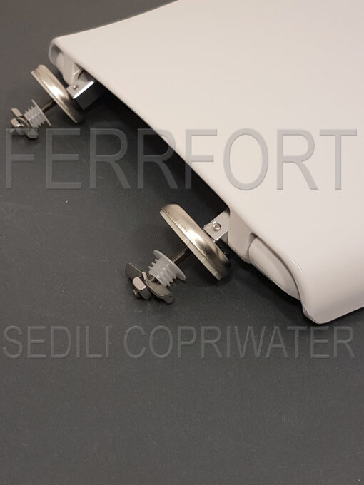 SEDILE COPRIWATER TERMOINDURENTE DUROPLAST SANREMO CERNIERE SOFT CLOSE IDEAL STANDARD BIANCO
