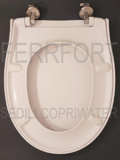 SEDILE COPRIWATER TERMOINDURENTE DUROPLAST SANREMO CERNIERE SOFT CLOSE IDEAL STANDARD BIANCO
