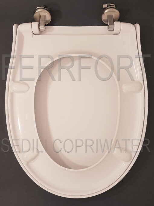 SEDILE COPRIWATER TERMOINDURENTE DUROPLAST SANREMO CERNIERE SOFT CLOSE IDEAL STANDARD BIANCO