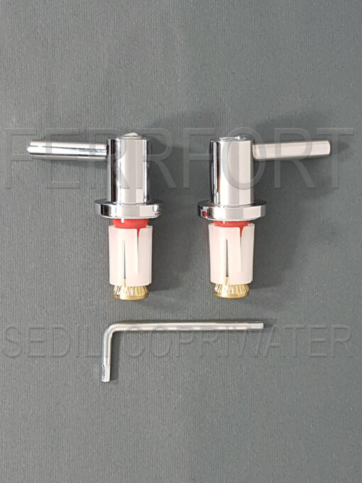 TOILET SEAT HINGES FOR THERMOSETTING TOILET SEAT KIT T49
