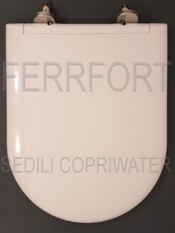 SEDILE COPRIWATER ESEDRA VECCHIO IDEAL STANDARD CERNIERE SOFT CLOSE TERMOINDURENTE DUROPLAST BIANCO